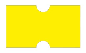 Lochetiketten 21x12mm